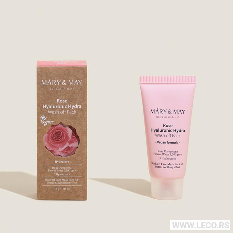 MARY&MAY Rose hyaluronic maska za lice 30G 