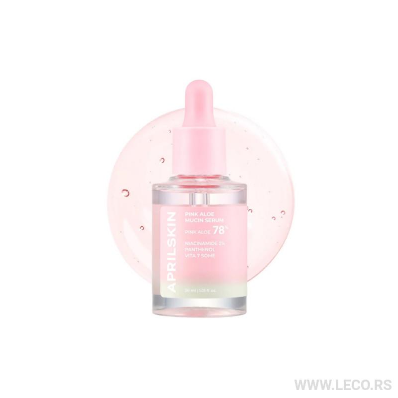 APRIL SKIN Pink Aloe Mucin Serum 30ml