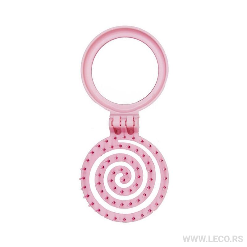 NASCITA četka sa ogledalom FPRO00051LPN Light pink