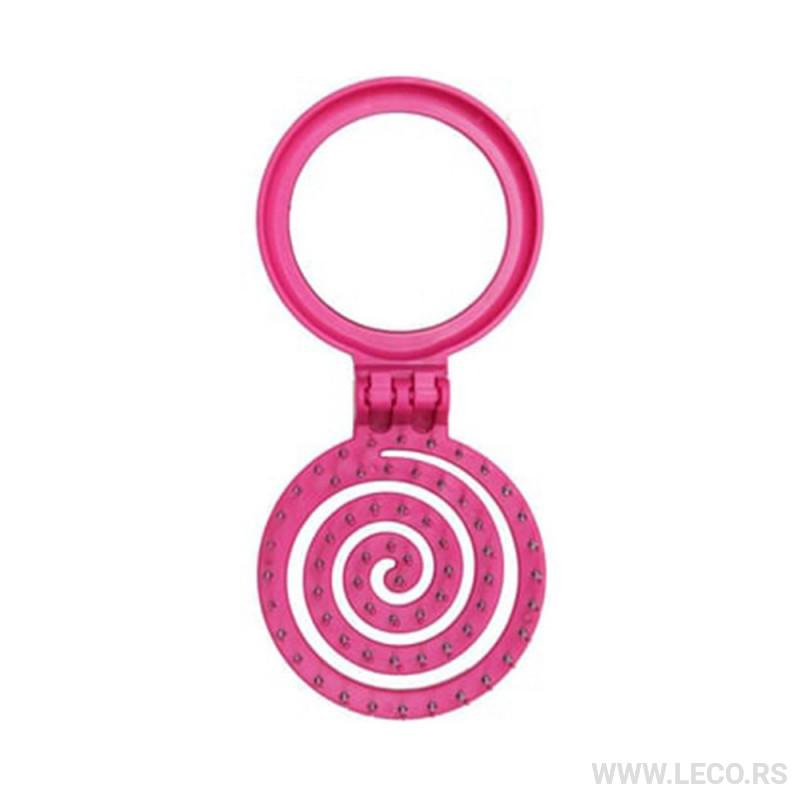 NASCITA četka sa ogledalom FPRO00051PN Pink