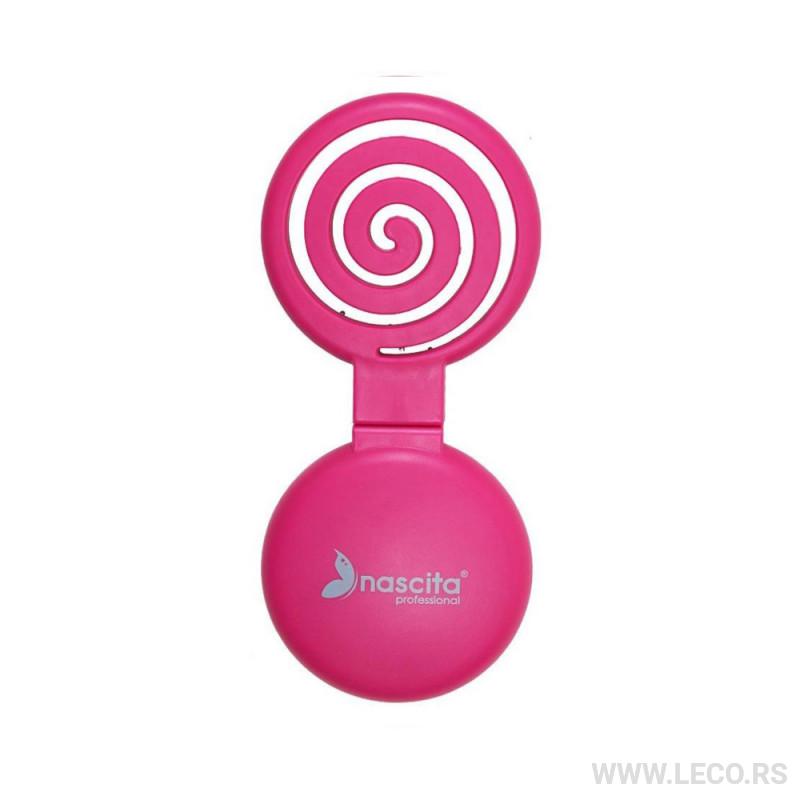 NASCITA četka sa ogledalom FPRO00051PN Pink