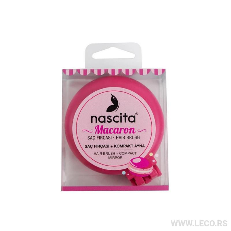 NASCITA četka sa ogledalom FPRO00051PN Pink