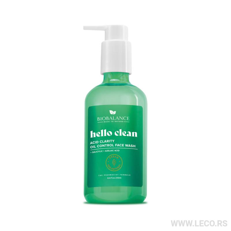 BIOBALANCE Hello Clean Acid Clarity Oil Control Face Wash 250 ml