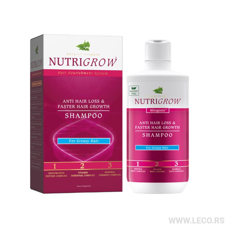 NUTRIGROW Anti Hair Loss Shampoo for Greasy Hair 300 ml 
