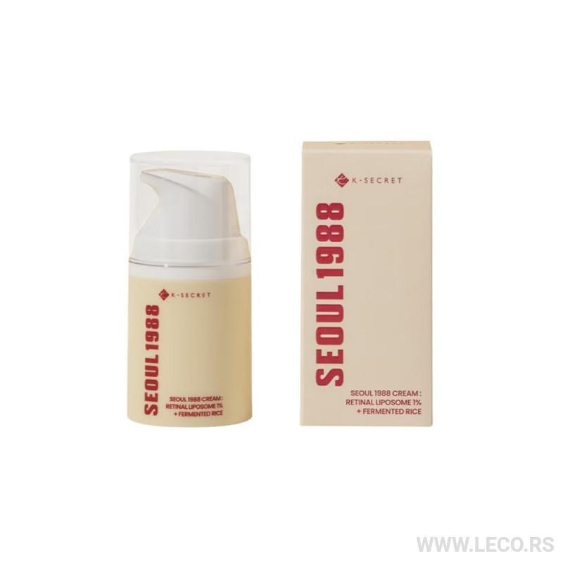 KSECRET SEOUL 1988 Cream Retinal Liposome 1%+Fermented Rice 50ml 