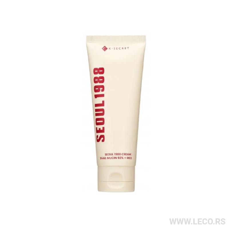 KSECRET SEOUL 1988 Cream Snail Mucin 93%+Rice 100ml 