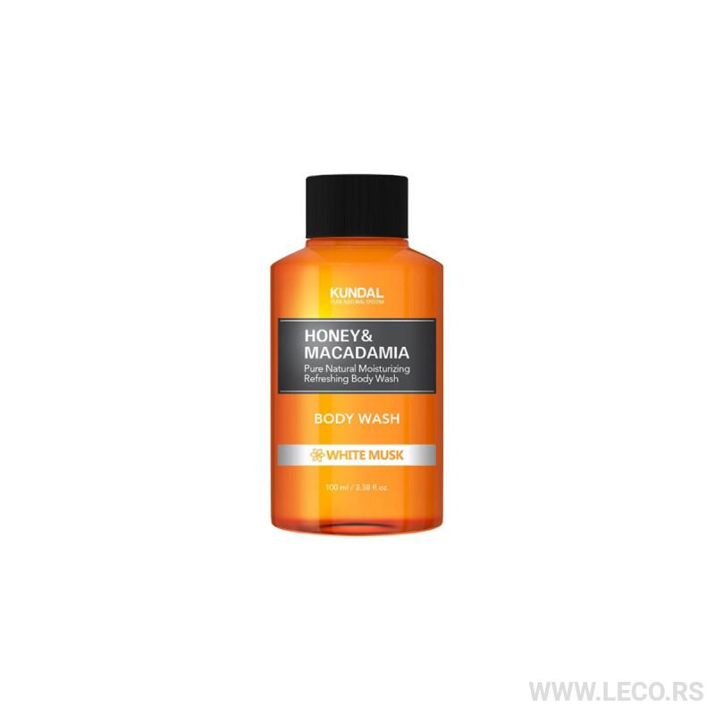 KUNDAL Honey&Macadamia Pure Body Wash 100ml White Musk 