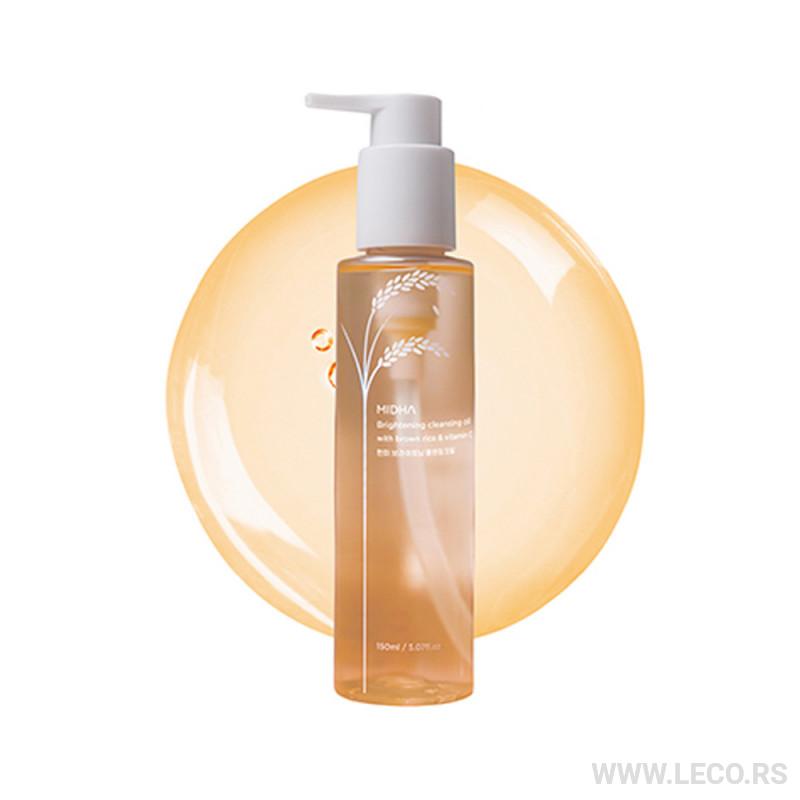 MIDHA Brightening Cleansing Oil with Brown Rice&Vitamin C 150ml 