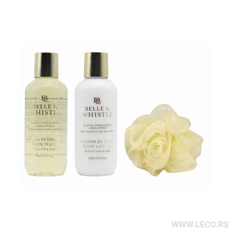 BELLE set Srce zlatno za negu tela 3/1 SKSH 35078 