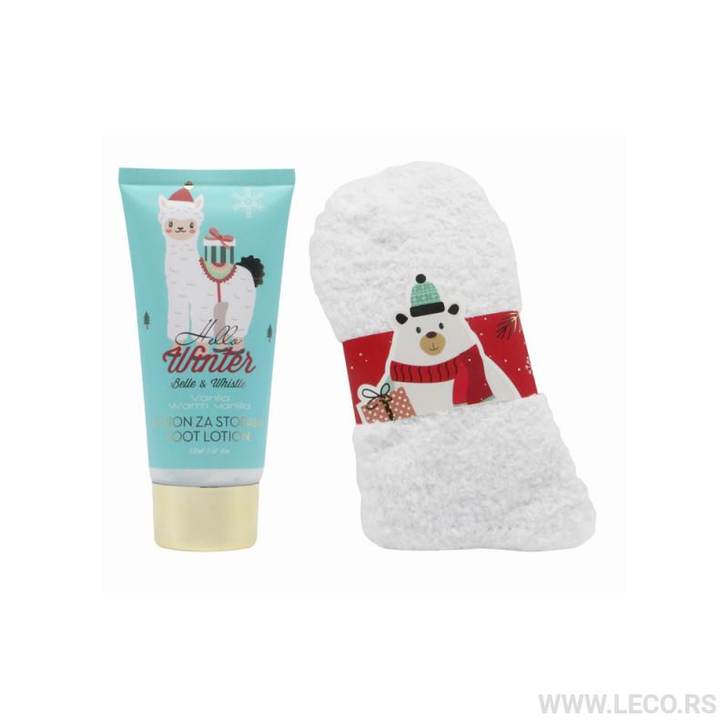 BELLE set Božićni sa čarapama  2/1 SKWC 35220 