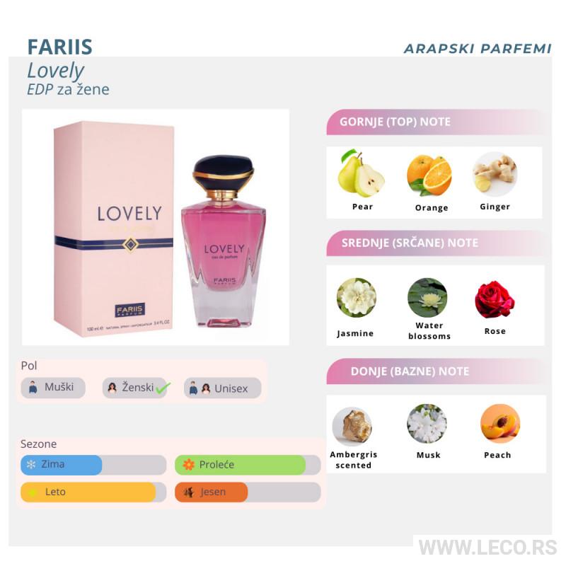 FARIIS Lovely edp women 100ml 