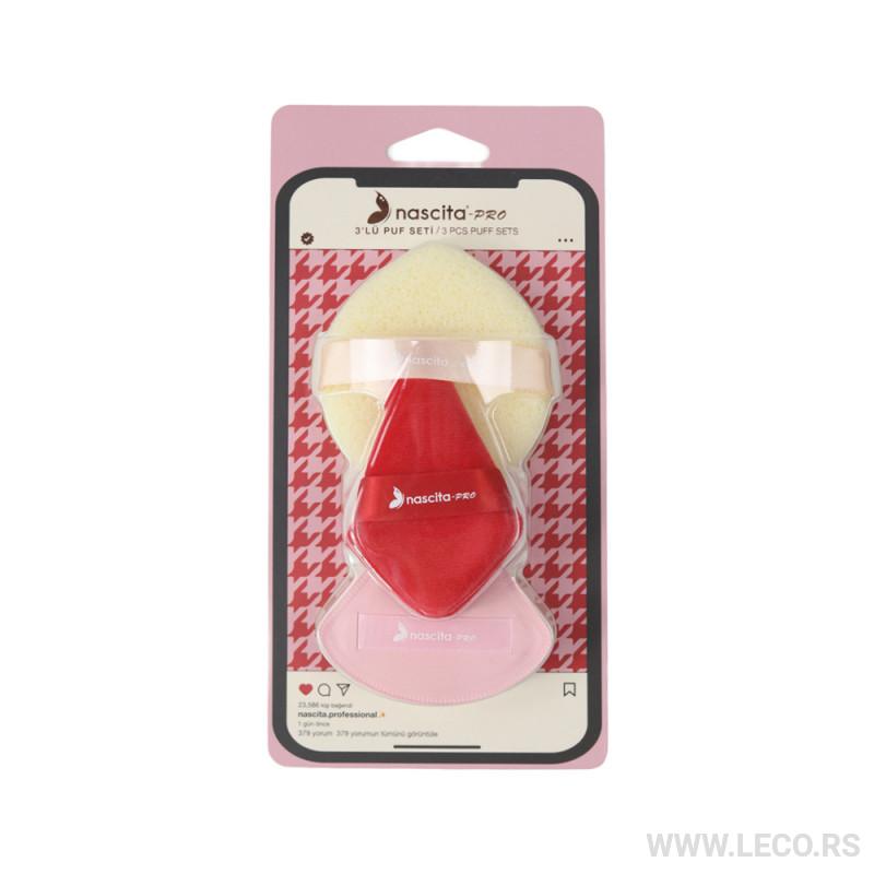 NASCITA sunđer za šminku set YUZFS0123 3/1 