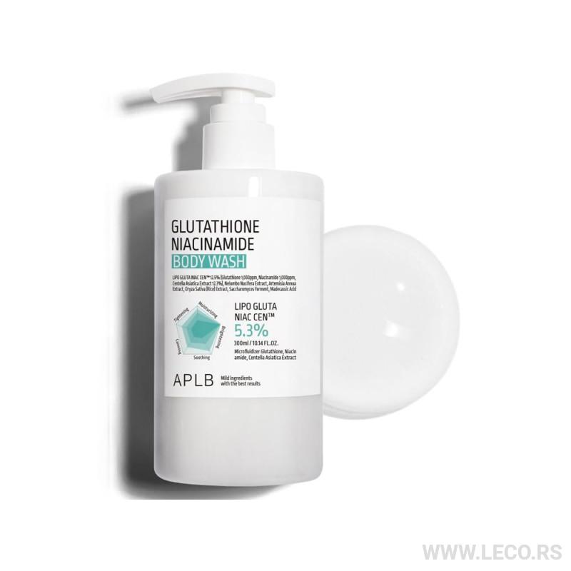 APLB Glutathione Niacinamide kupka za telo 300ml 