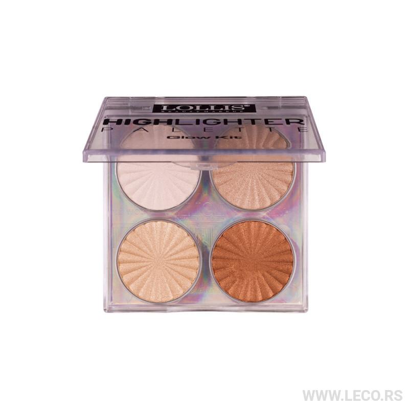 Lollis Highlighter Palette Glow Kit 15ml 