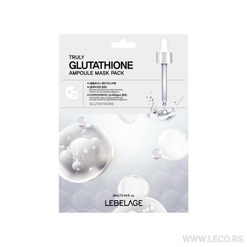 LEBELAGE Truly Glutathione Ampoule Mask 28ml 