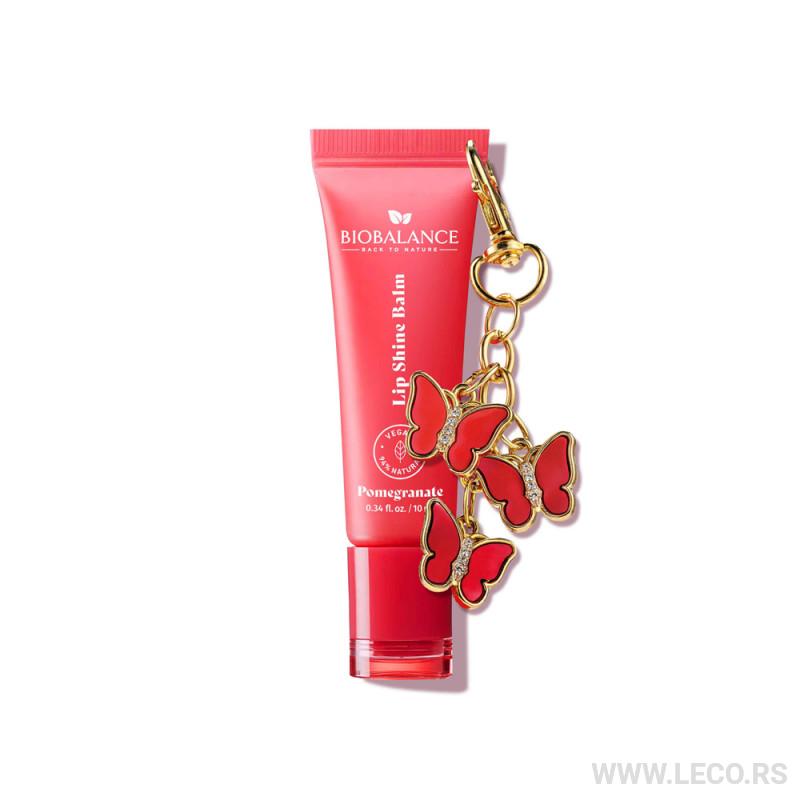 BIOBALANCE Lip Shine Balm Pomegranate 10ml 