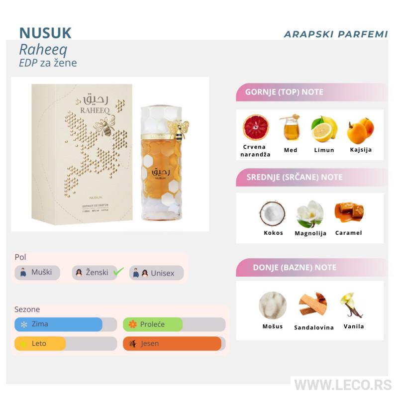 NUSUK Raheeq edp women 100ml 