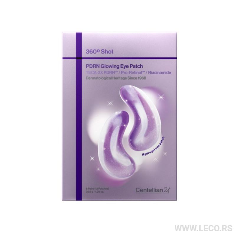 CENTELLIAN24 360° Shot PDRN Glowing Eye Patch 36.6gr/6 Pairs(12 patches) 