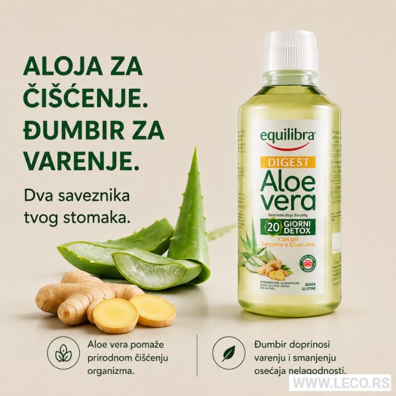 Equilibra Aloe Vera DIGEST sa đumbirom 1000ml 