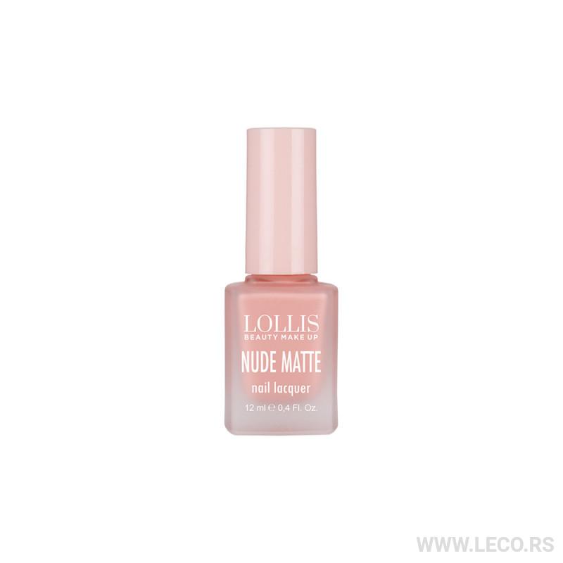Lollis lak za nokte Nude Matte 02 12ml 