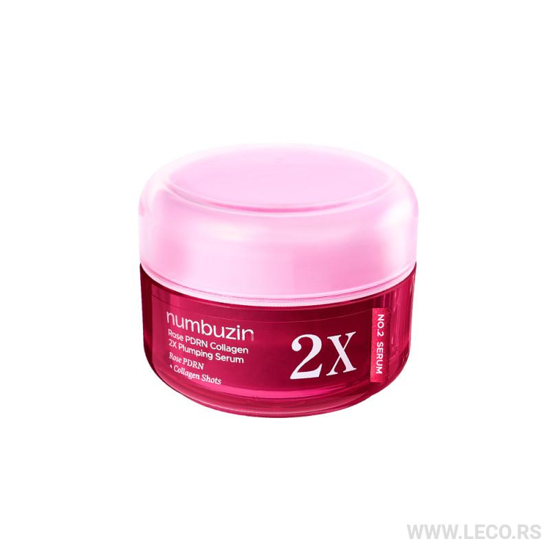 Numbuzin No2 Rose PDRN Collagen 2X Plumping Serum 30ml 