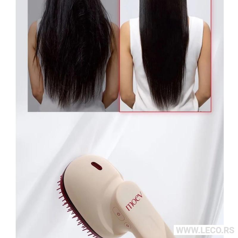 MOEV Hair Steamer Pro parna četka za kosu i masažu temena glave 