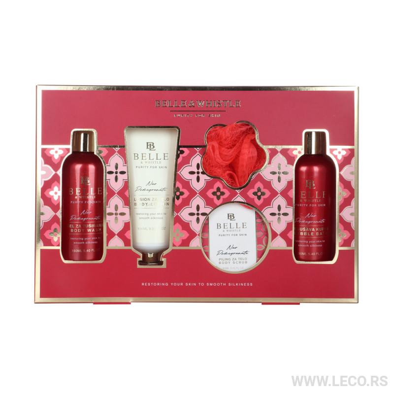 BELLE set Kutija crvena 5/1 za negu tela SKRD37866 