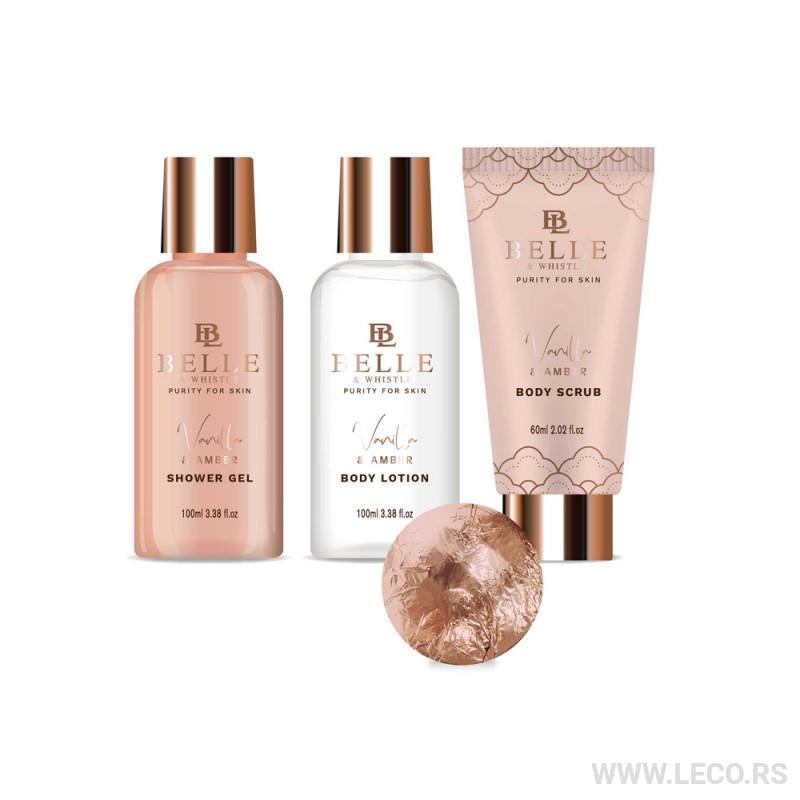 BELLE set Kadica zlatna 4/1 za negu tela SKGT37546 