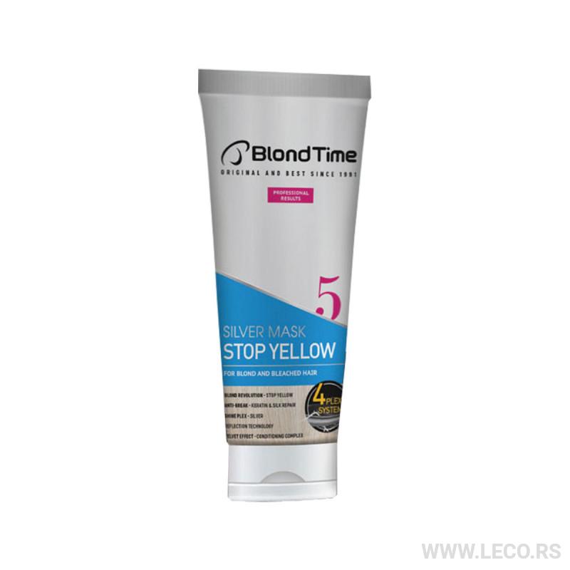 BLOND TIME Silver Mask (5)NEW