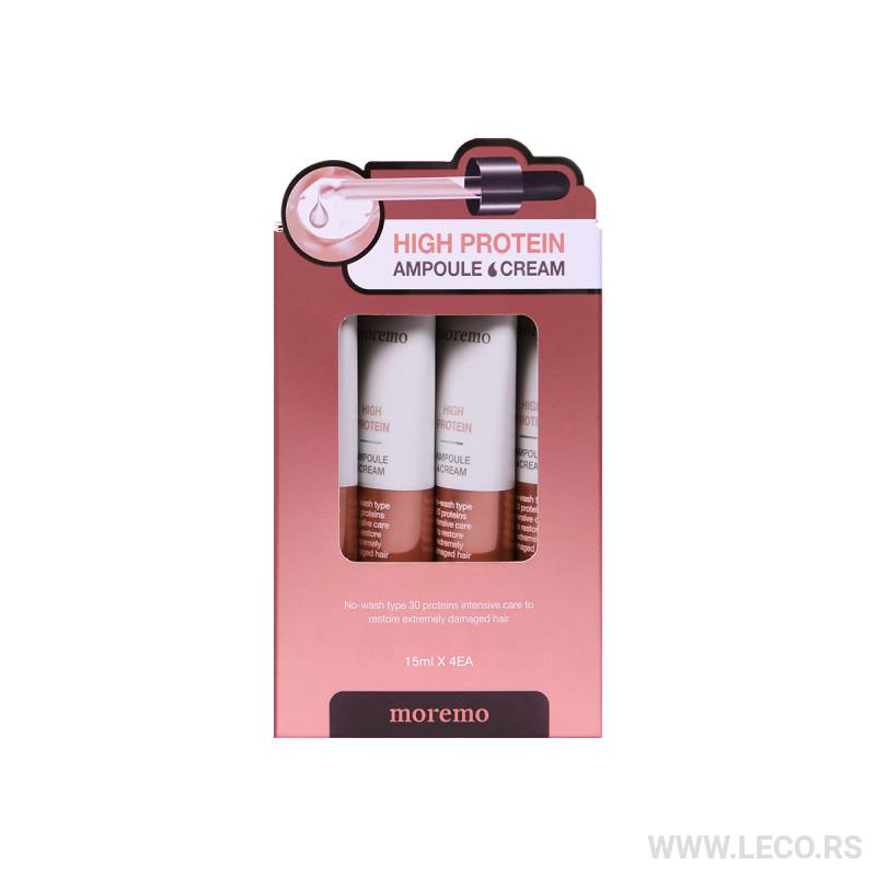 MOREMO High Protein Ampoule Krema za kosu 4*15ml
