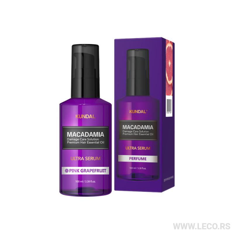 KUNDAL Macadamia Hair Serum 100ml Pink Grapefruit