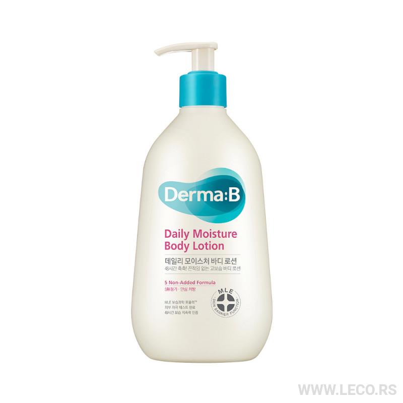 DERMA B DAILY MOISTURE BODY LOTION 400ml