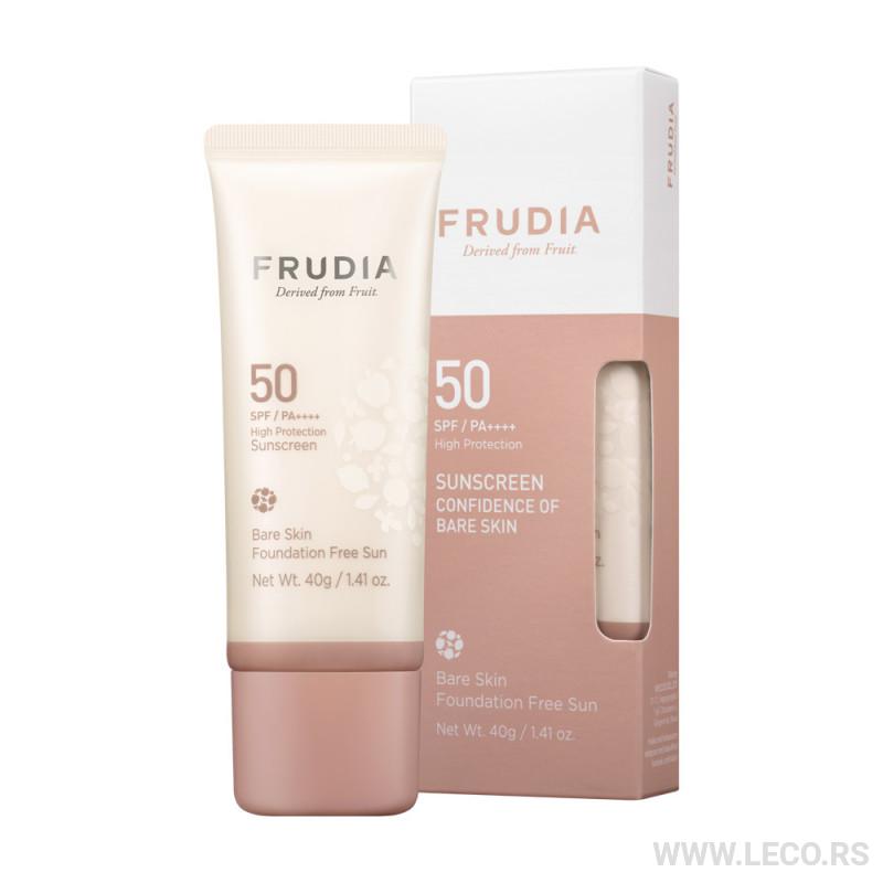 Frudia Bare Skin Foundation Free Sun Cream 40gr