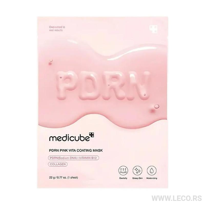 MEDICUBE Pdrn Pink Vita Coating Mask 22g