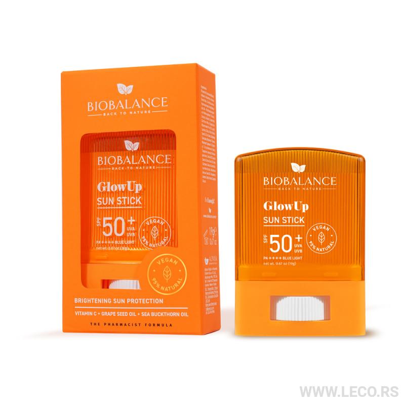 BIOBALANCE Glow Up Sun Stick SPF 50+ 19gr