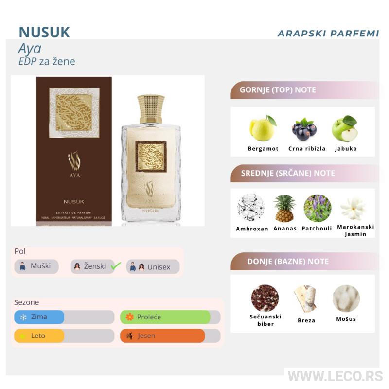NUSUK Aya edp women 100ml 