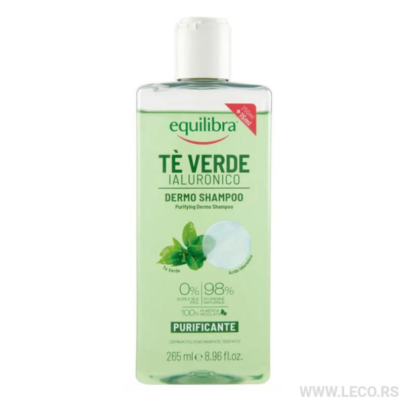 EQ Hyaluronic Green Tea šampon za kosu 265 ml 