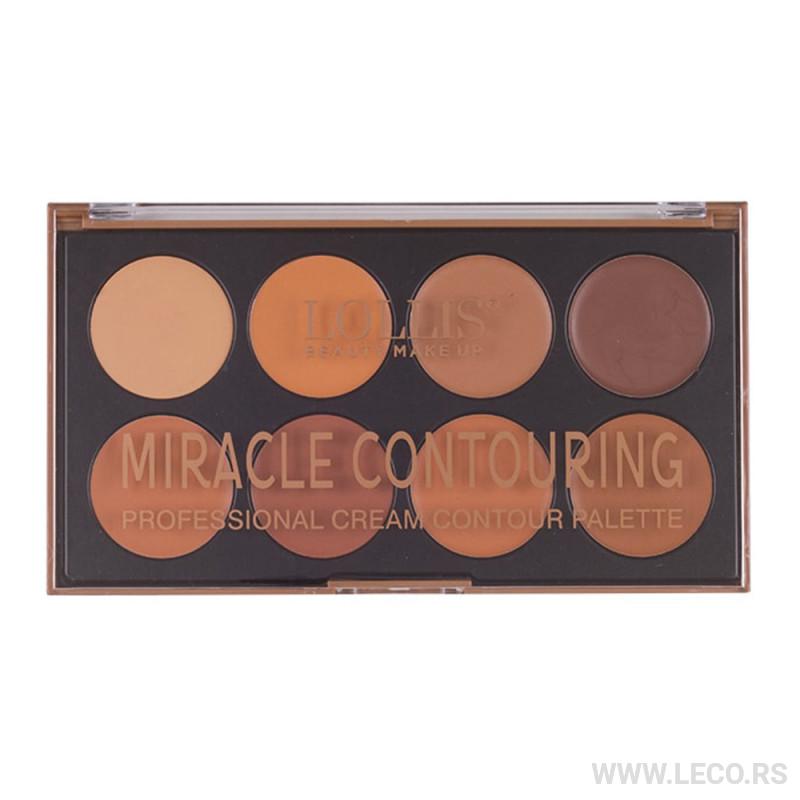 Lollis Miracle Contouring Professional Cream Contour Palette 40gr 
