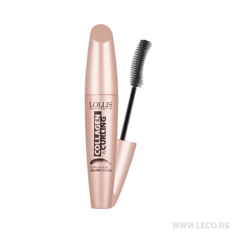 Lollis Mascara Collagen & Curling Ultra Black Volume 10ml 