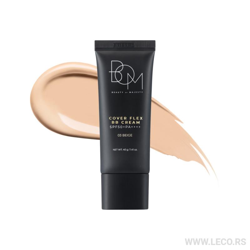 BOM Cover Flex BB Cream 03 Beige SPF50+ PA++++ 40gr 