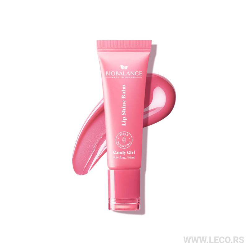 BIOBALANCE Lip Shine Balm Candy Girl 10ml 