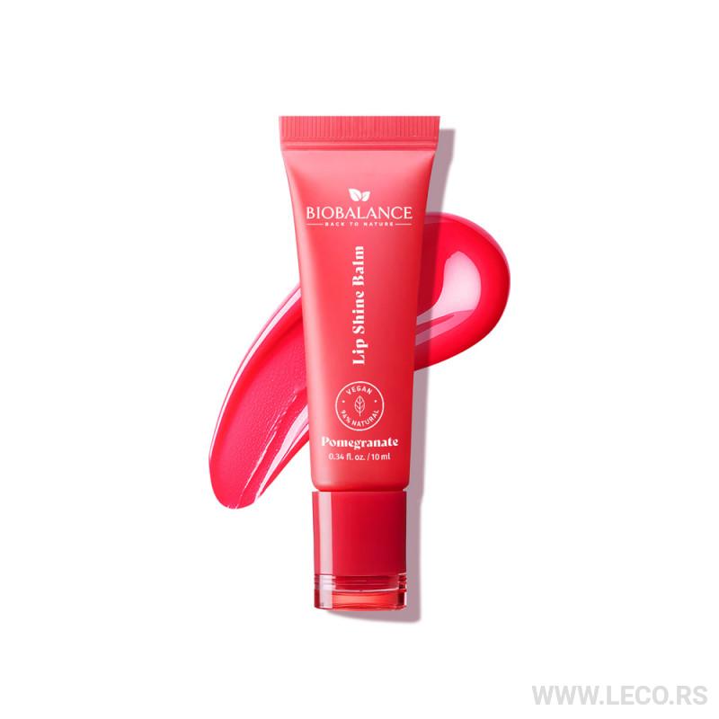 BIOBALANCE Lip Shine Balm Pomegranate 10ml 