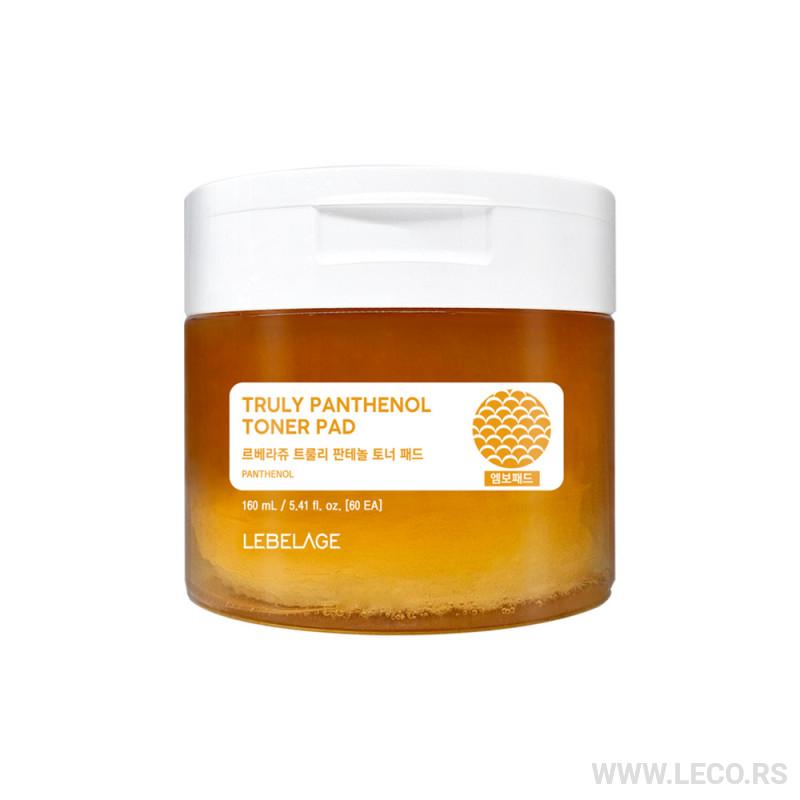 LEBELAGE Truly Panthenol Toner Pad 160ml / 60 kom 