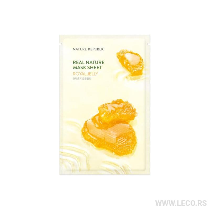 NATURE REPUBLIC Real Nature Sheet Mask Royal Jelly 23ml 