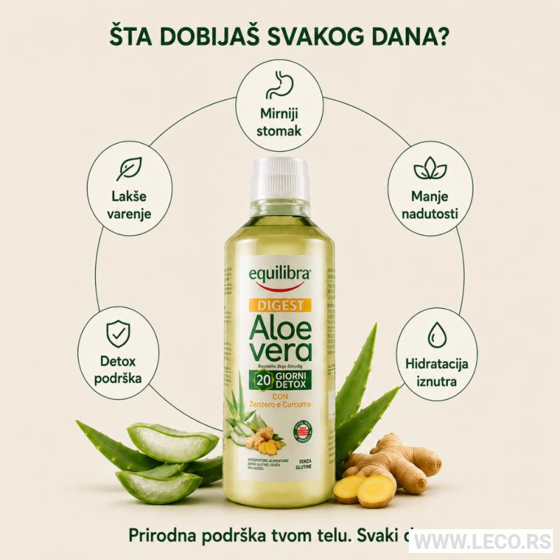 Equilibra Aloe Vera DIGEST sa đumbirom 1000ml 