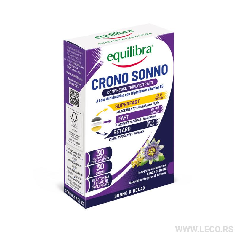 Equilibra Chrono Sleep 30tab/15g BLISTER 