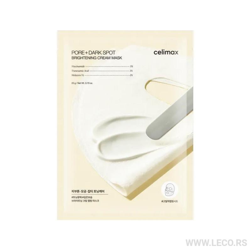 CELIMAX Pore+Dark Spot Brightening Cream Mask 20g 