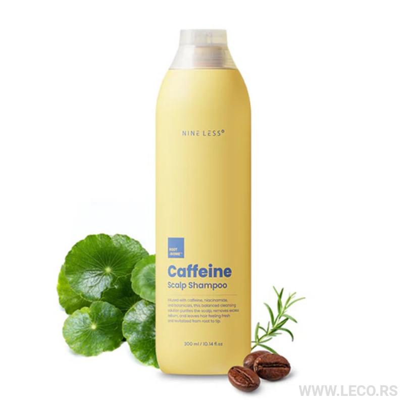NINE LESS Root Biome Caffeine Scalp Shampoo 300ml 