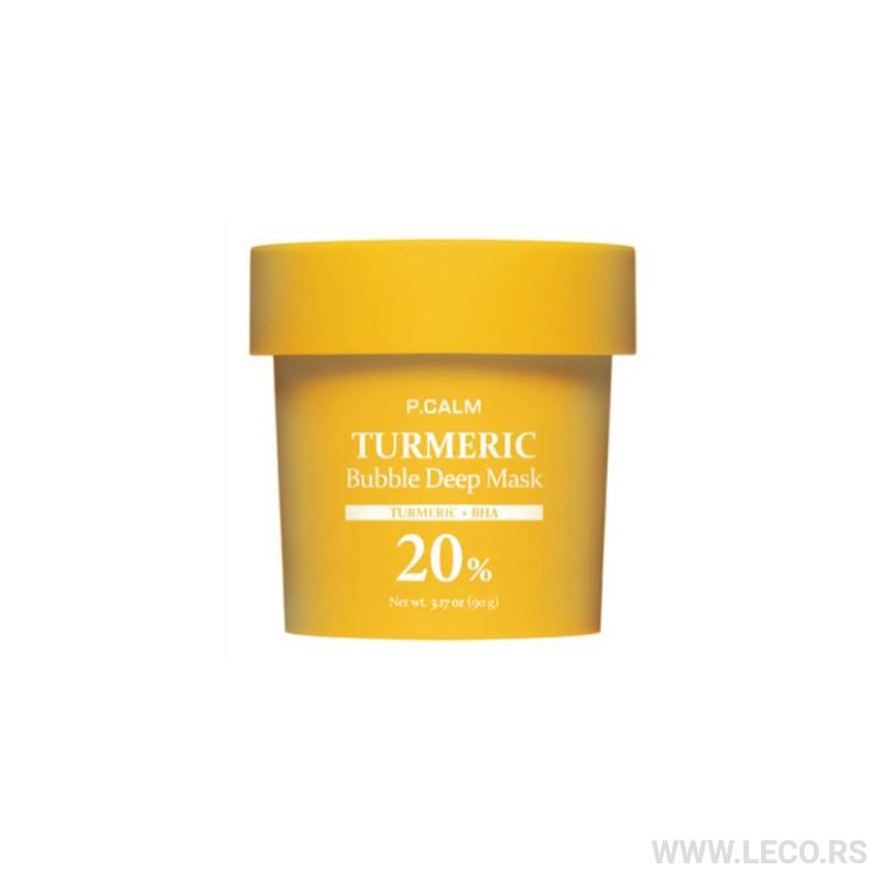 P.CALM Tumeric Bubble Deep Mask 90g 