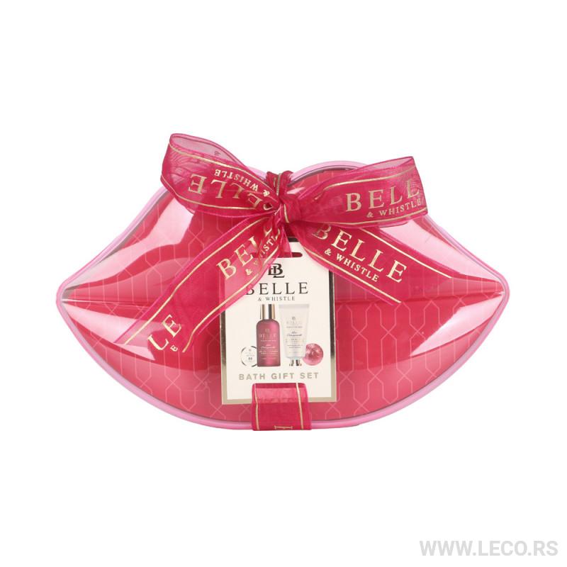 BELLE set Usne crvene 4/1 za negu tela i kupanje SKRD37875 
